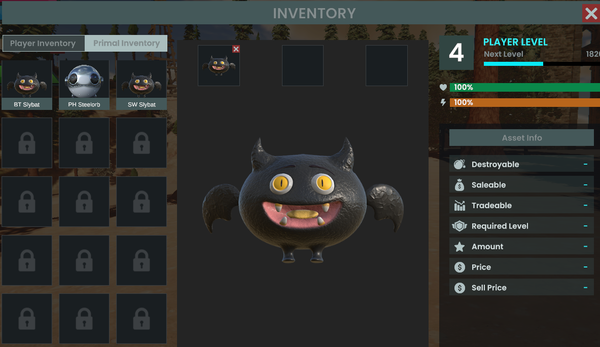 Primal Inventory & Collection